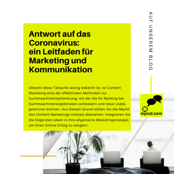 Antwort auf das Coronavirus: ein Leitfaden für Marketing und Kommunikation Antwort auf das Coronavirus: ein Leitfaden für Marketing und Kommunikation