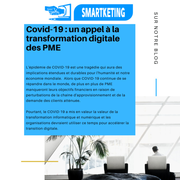 Covid-19 : un appel à la transformation digitale des PME