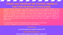 7 étapes pour concrétiser une stratégie d’inbound PR pour votre entreprise ou votre marque 7 étapes pour concrétiser une stratégie d’inbound PR pour votre entreprise ou votre marque