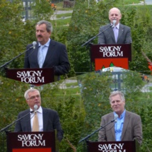 es différents orateurs de la soirée : Gilbert Regamey, Jean-Philippe Thuillard, Thierry Diserens et Etienne Ruegg es différents orateurs de la soirée : Gilbert Regamey, Jean-Philippe Thuillard, Thierry Diserens et Etienne Ruegg