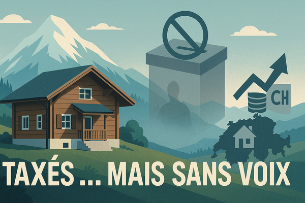 Taxés... mais sans voix : le paradoxe démocratique des résidences secondaires en Suisse
