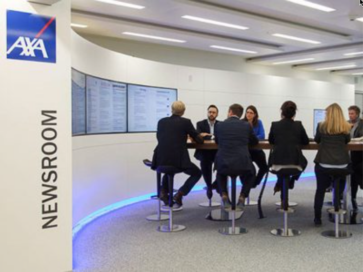 La Corporate Newsroom du pionnier suisse AXA Winterthur La Corporate Newsroom du pionnier suisse AXA Winterthur