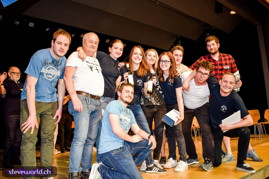 Concours théâtral des sociétés de jeunesses vaudoises:  Deux fois « Jackpot » pour la jeunesse du Grenet