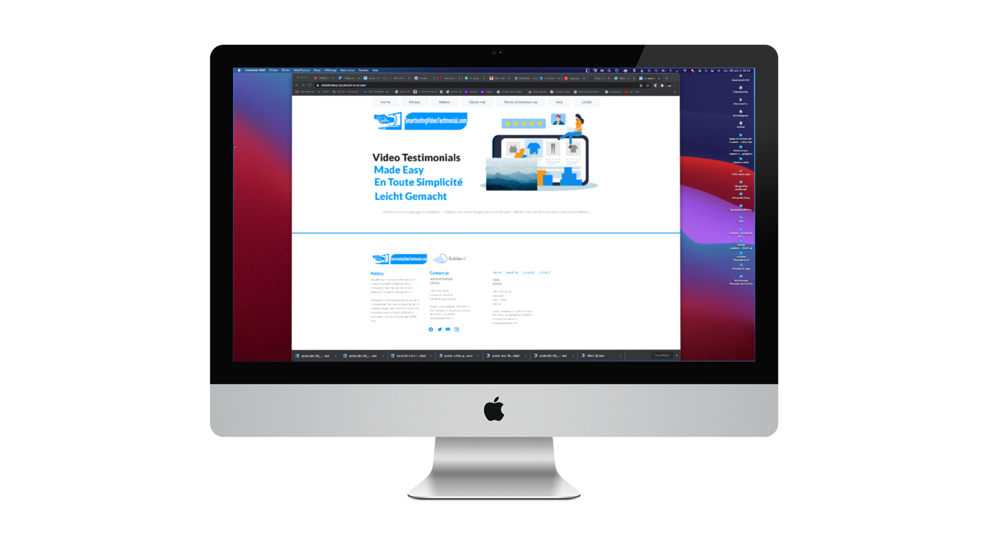 Lancement de la plateforme SaaS de témoignages vidéo pour les PME et les indépendants smartketingvideotestimonial.com Lancement de la plateforme SaaS de témoignages vidéo pour les PME et les indépendants smartketingvideotestimonial.com