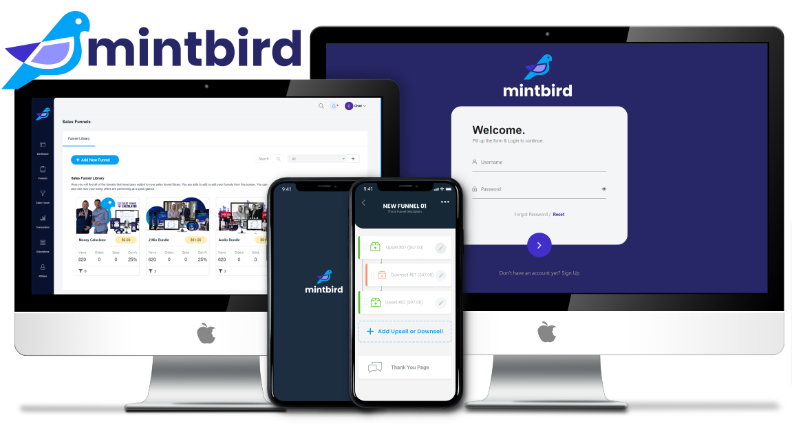 L'application Mintbird peut être utilisées sur tous les types d'écrans et sur les smartphones. Enregistrez-vous en ligne sur via ce lien: http://smartketinglinks.com/mintbird pour recevoir plusieurs bonus gratuits, apprendre comment devenir un affilé professionnel de premier ordre et gagner une voiture de collection