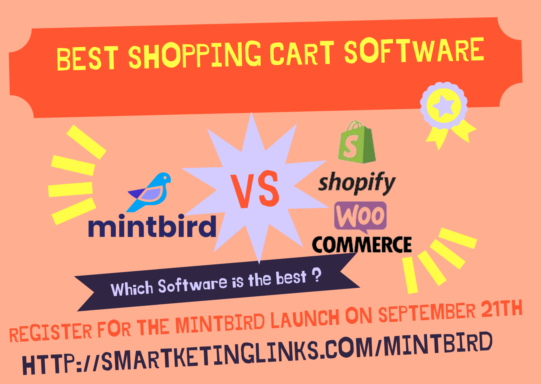 Click on this URL: http://smartketinglinks.com/mintbird to register to the MintBird Launch on September 21th and take part to the Power Affiliate Accelerator Bootcamps and get all bonuses given away during the prelaunch period!
